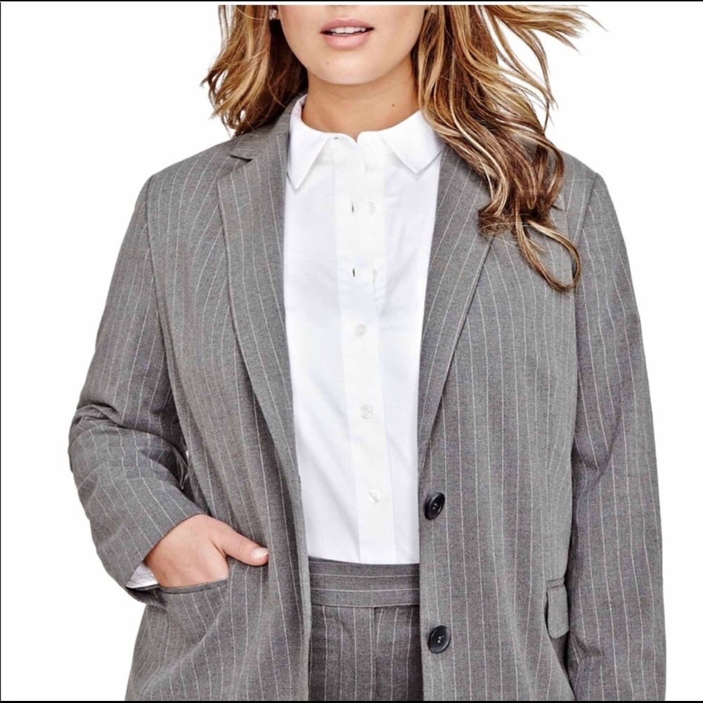 Pinstripe blazer